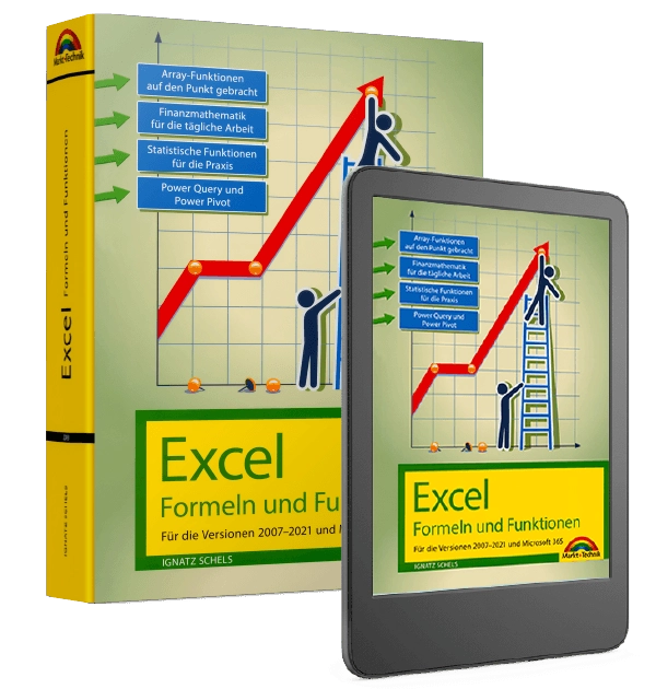 Buch und eBook - Excel Formeln und Funktionen