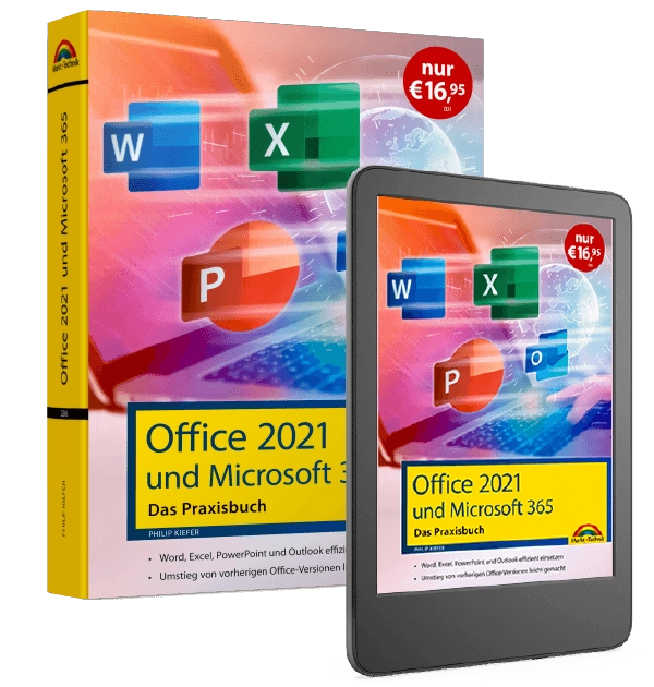 Buch und eBook - Office 2021 und Microsoft 365