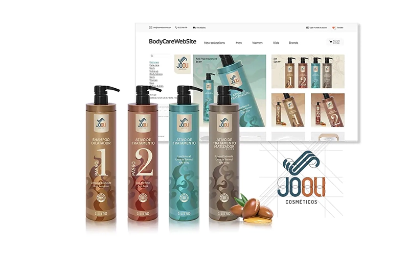Webdesign und Branding für eine Shampoo-Marke mit CorelDRAW Graphics Suite 2023 gestalten