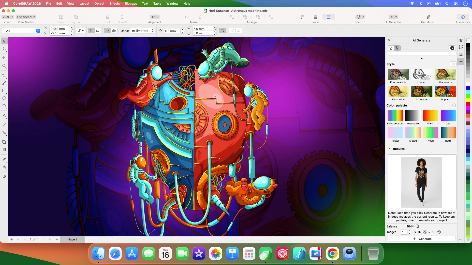 CorelDRAW 2026 - KI-Funktion unter Windows
