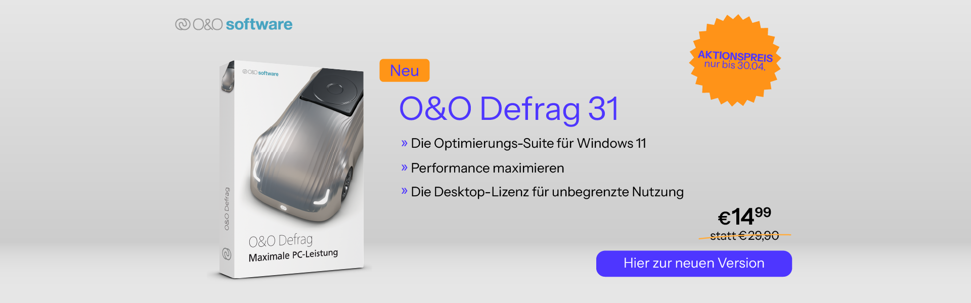 O&O Defrag 31