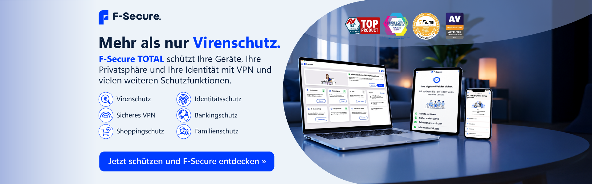 F-Secure Total - Mehr als nur Virenschutz