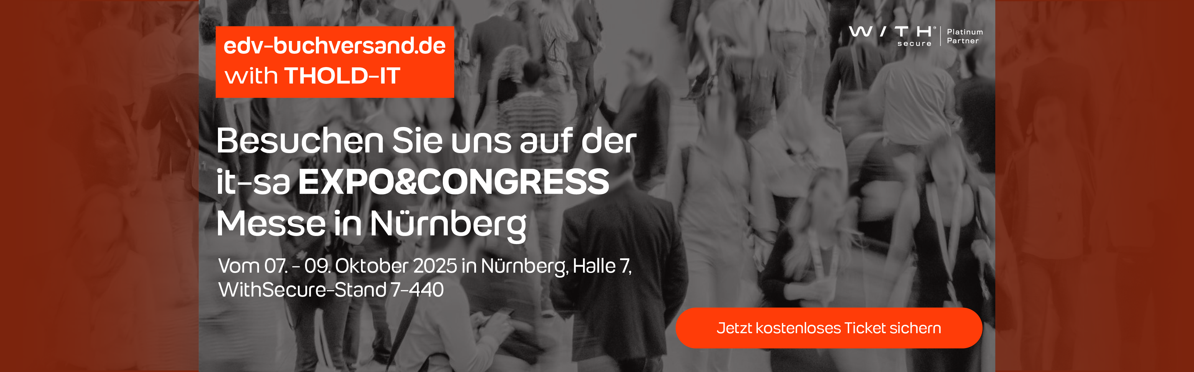 Besuchen Sie uns auf der it-sa EXPO&CONGRESS Messe in Nürnberg
