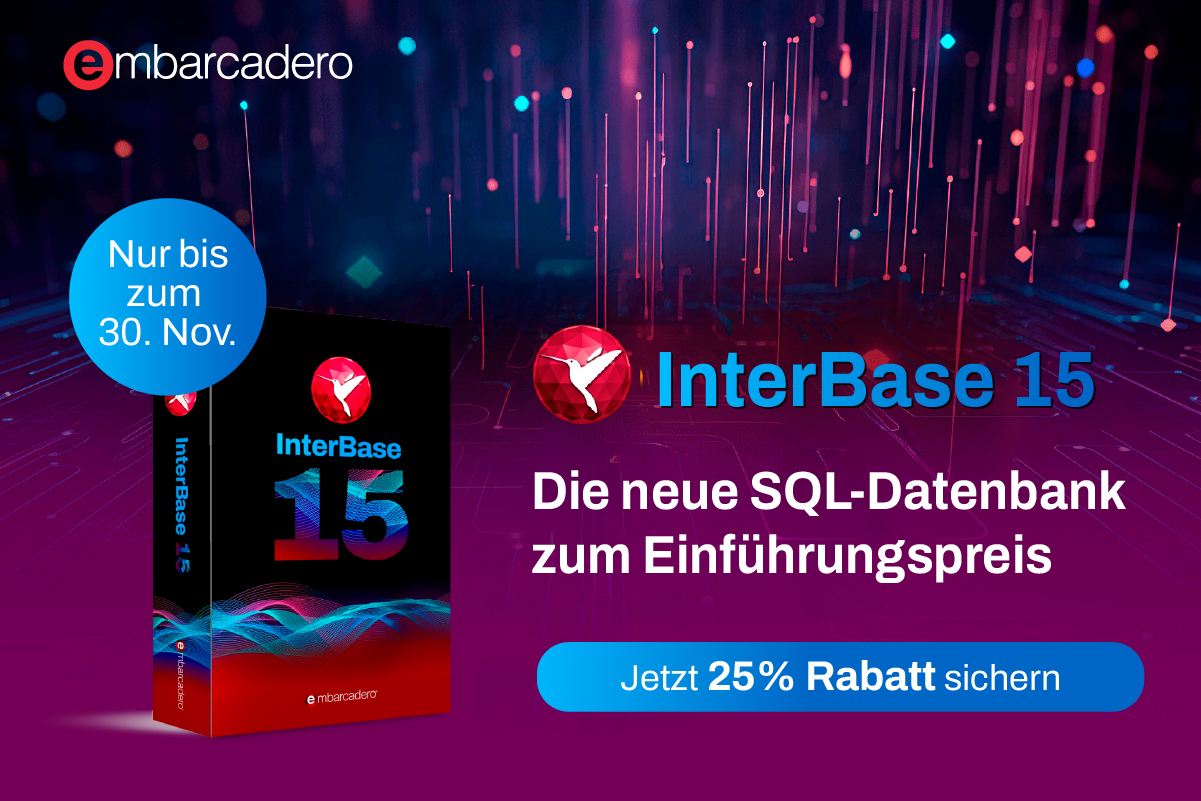 Embarcadero InterBase – der performante SQL-Datenbankserver