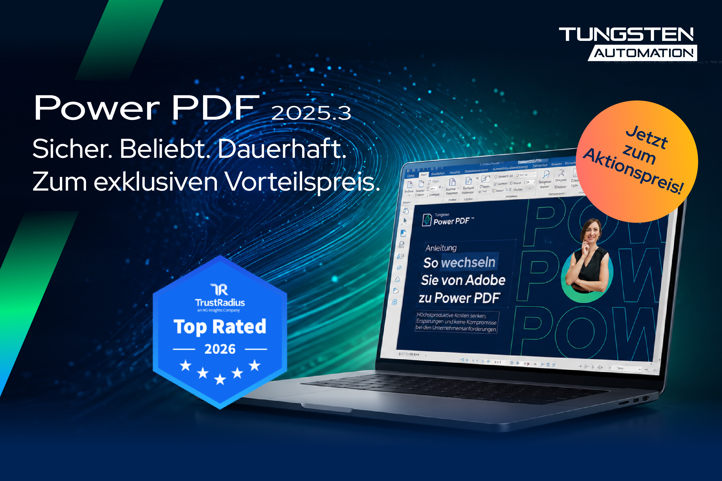 Dreifach ausgezeichnet. Sicher. Wirtschaftlich. Warum Power PDF zu den besten PDF-Lösungen gehört
