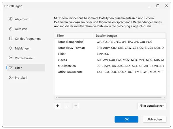 Screenshot O&O AutoBackup 8