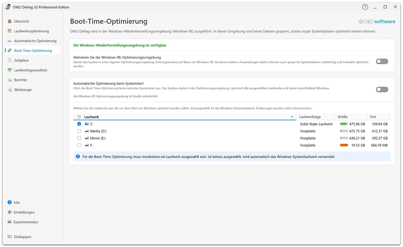 Neue Boot-Time-Optimierung beschleunigt den PC schon vor dem Start