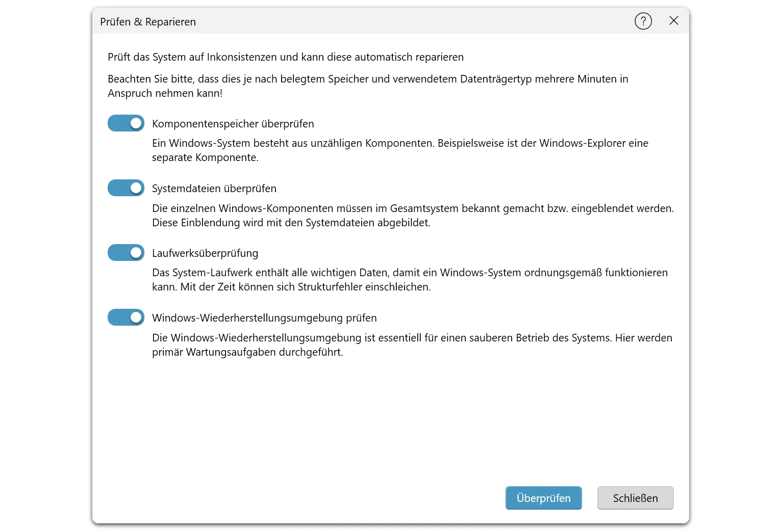 O&O DiskImage 22 Check & Repair