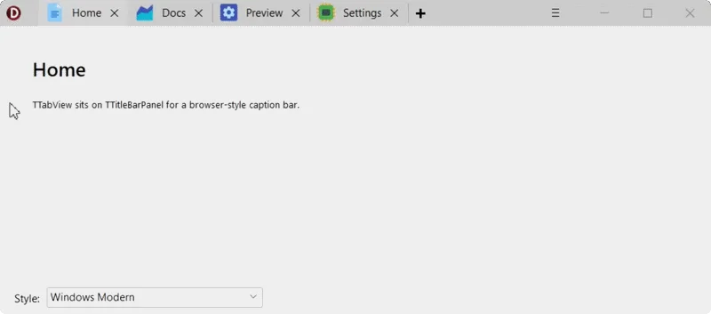 Moderne Navigation für Windows-Anwendungen