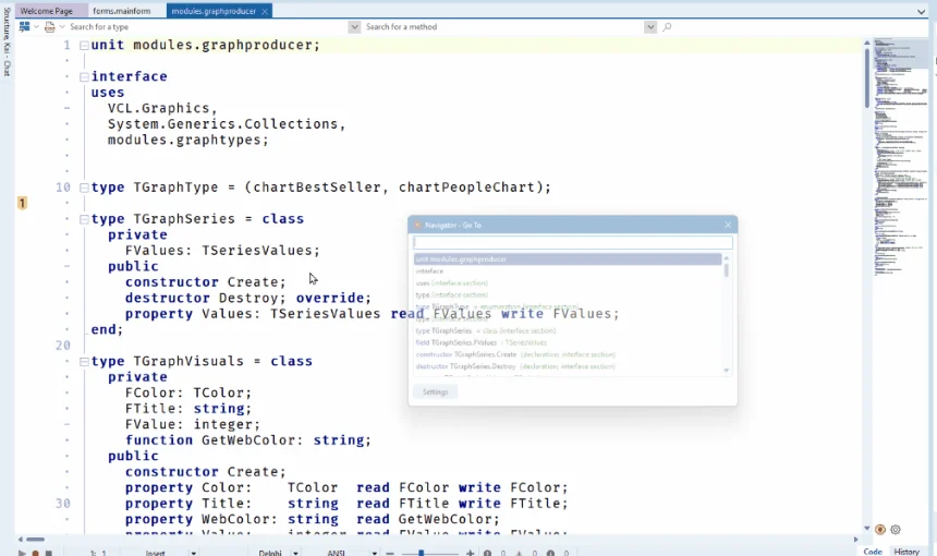 Schneller durch große Codeprojekte navigieren