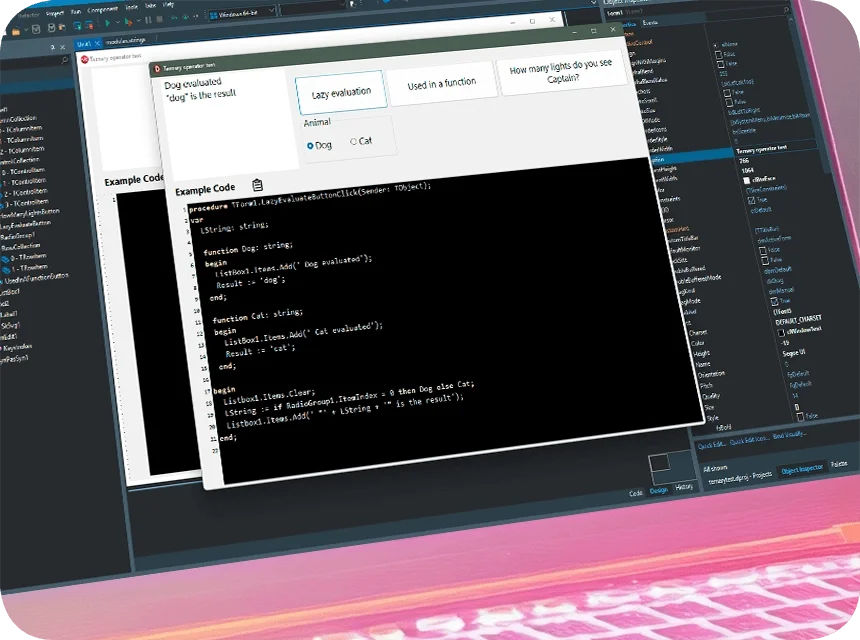 Neuer ternärer Operator