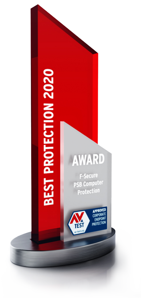 F-Secure SAFE Best Protection 2020 Award von AV Test