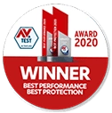 F-Secure INTERNET SECURITY Winner Best Performance und Best Protection 2020 Award von AV Test