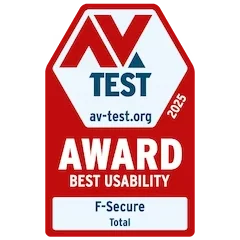 AV-TEST Award 2025 für F-Secure