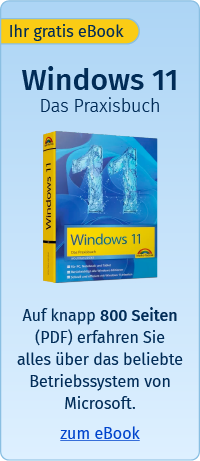 Ihr gratis eBook: Windows 11 - Das Praxisbuch - mehr Infos
