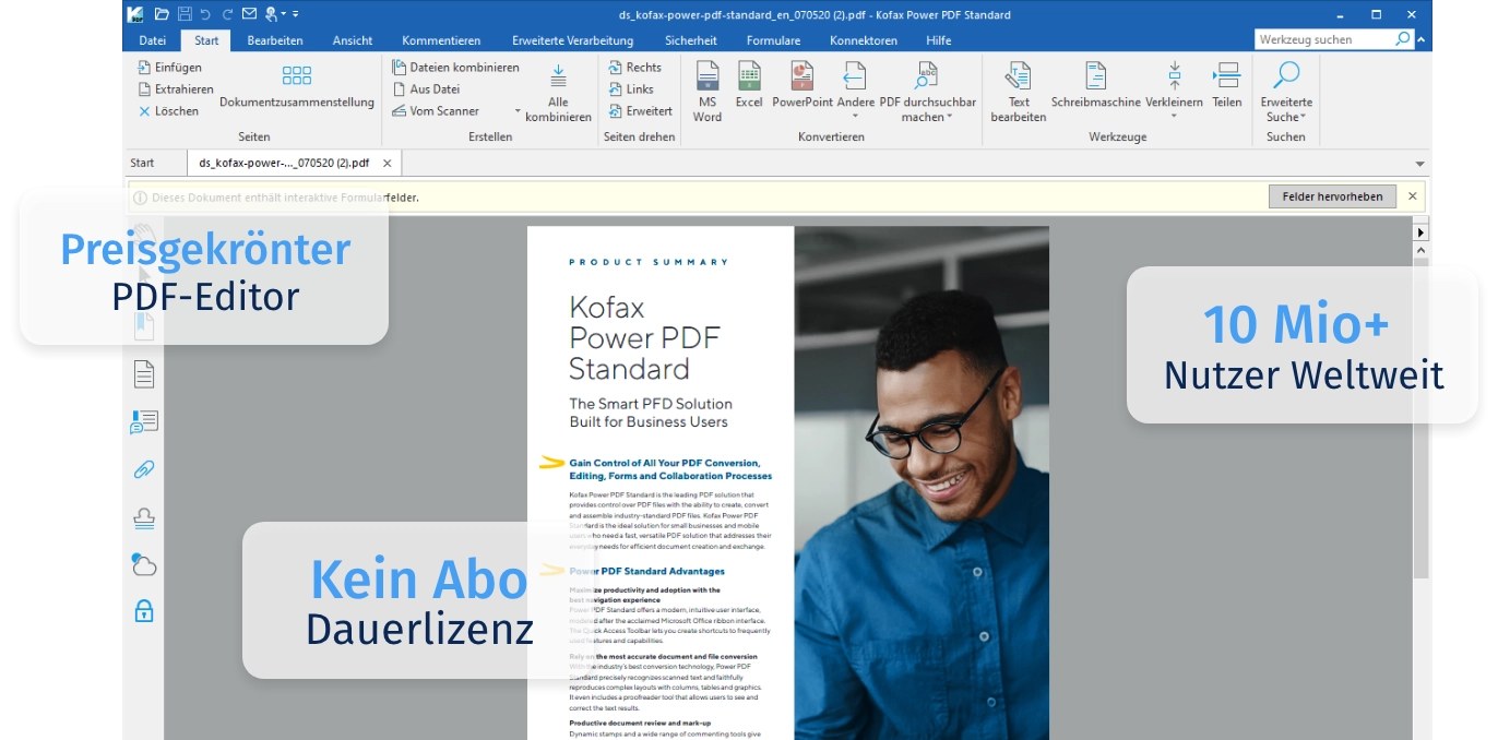 Power PDF 5 der preisgekrönte PDF-Editor