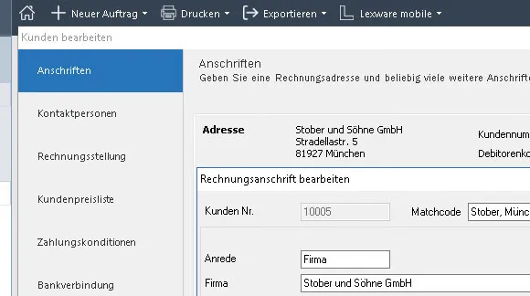 Kundendaten clever verwalten