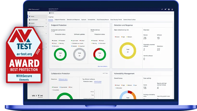 WithSecure Elements Desktop mit AV-TEST Award 2024 für WithSecure Elements