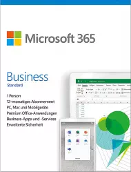 Microsoft 365 Business Standard, Best.Nr. SOO3181, erschienen 10/2018, € 129,99