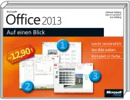 Microsoft Office 2013 auf einen Blick, Best.Nr. MSE-5881, erschienen 03/2013, € 10,30