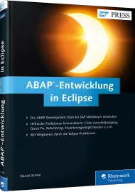 ABAP-Entwicklung in Eclipse, ISBN: 978-3-8362-3040-7, Best.Nr. RW-3040, erschienen 04/2015, € 69,90