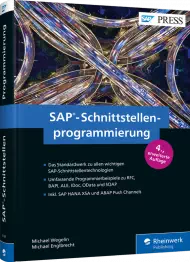 SAP-Schnittstellenprogrammierung, ISBN: 978-3-8362-6199-9, Best.Nr. RW-6199, erschienen 08/2018, € 79,90