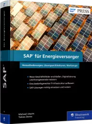 SAP für Energieversorger, ISBN: 978-3-8362-6260-6, Best.Nr. RW-6260, erschienen 07/2018, € 99,90