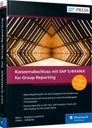 Konzernabschluss mit SAP S/4HANA for Group Reporting, ISBN: 978-3-8362-6887-5, Best.Nr. RW-6887, erschienen 02/2021, € 119,90