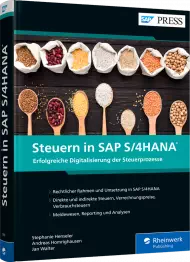Steuern in SAP S/4HANA, ISBN: 978-3-8362-7931-4, Best.Nr. RW-7931, erschienen 11/2021, € 89,90