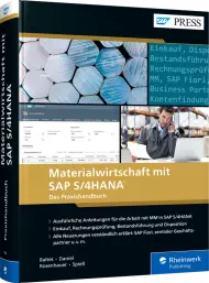 RW-7948, Materialwirtschaft mit SAP S/4HANA, Buch von Rheinwerk Verlag mit 737 S., EUR 79,90 (ET 05/2022), ISBN: 978-3-8362-7948-2